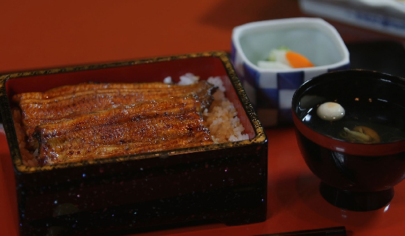 Món lươn Nhật Unagi nướng với cơm trắng (Unajyu)