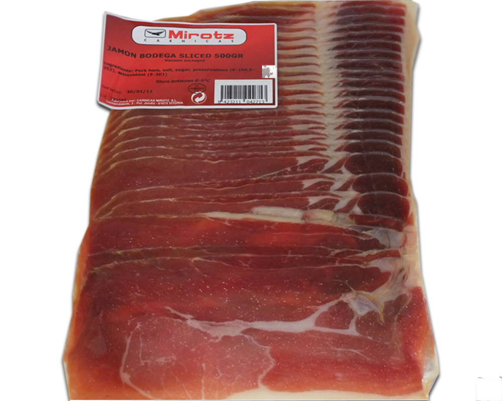 Jambon Tây Ban Nha- Jamon Serrano sliced